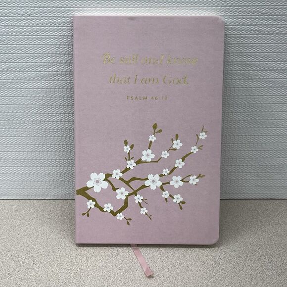 Eccolo Other - Eccolo Be Still And Know That I Am God Hardcover Notebook Journal Lined Floral